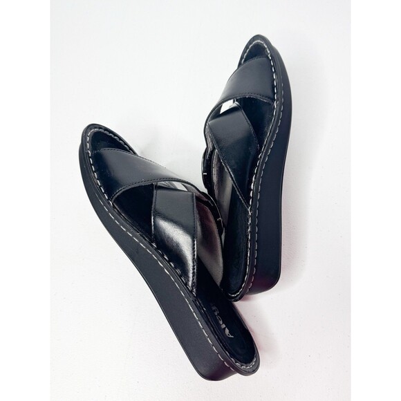 Alegria Vanya Sandal Women’s US 9–9.5 EU 40 Black Leather Adjustable VYA-7409 - Picture 3 of 12